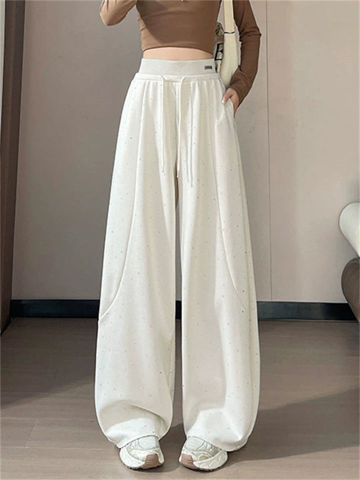 Pantalón Holgado  con pedrería