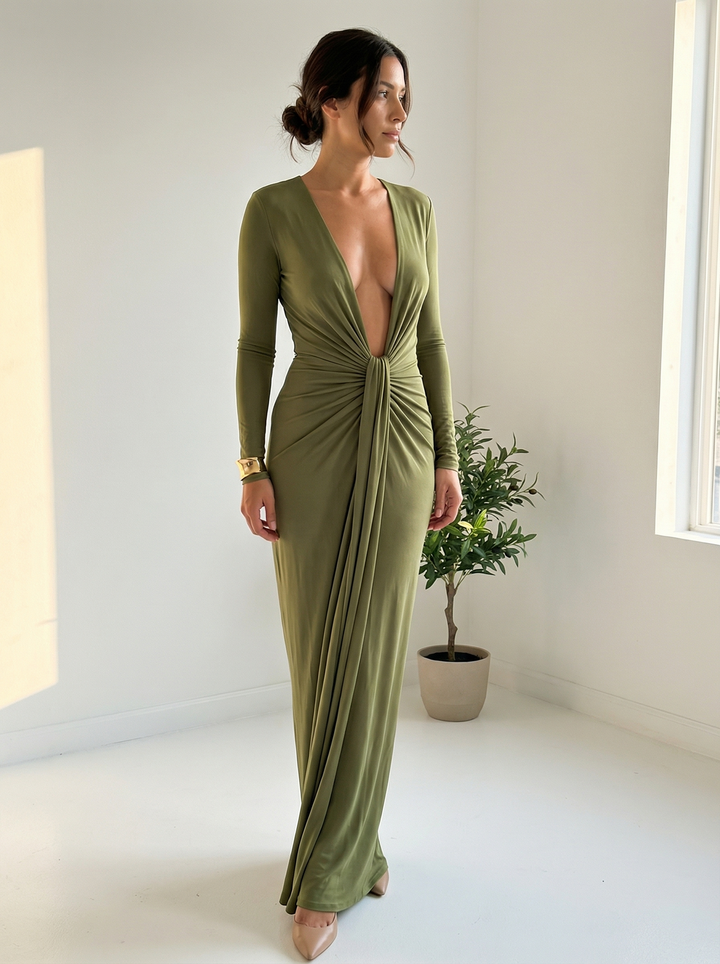 Vestido Largo Vanguardista Zonya