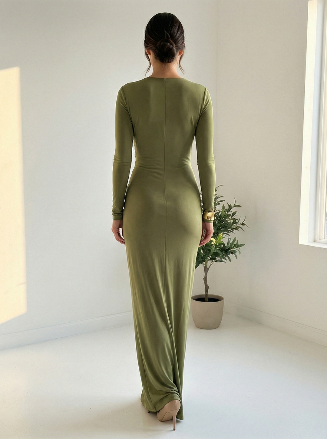 Vestido Largo Vanguardista Zonya