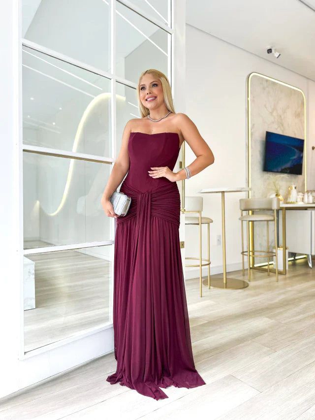 Vestido Largo Glam Monaco
