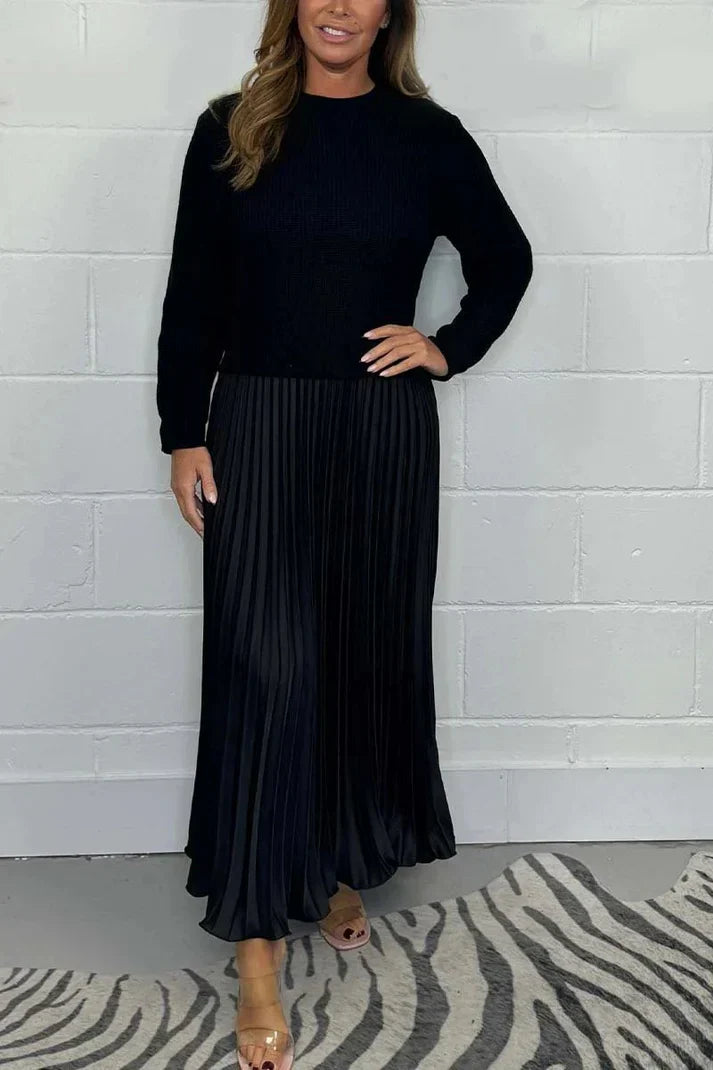 Vestido Plisado Vanguardista