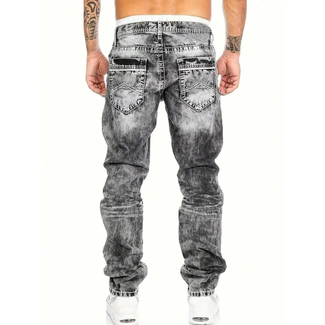 Vaquero Recto Estampado Giu