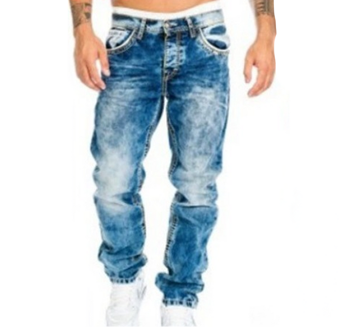 Vaquero Recto Estampado Giu