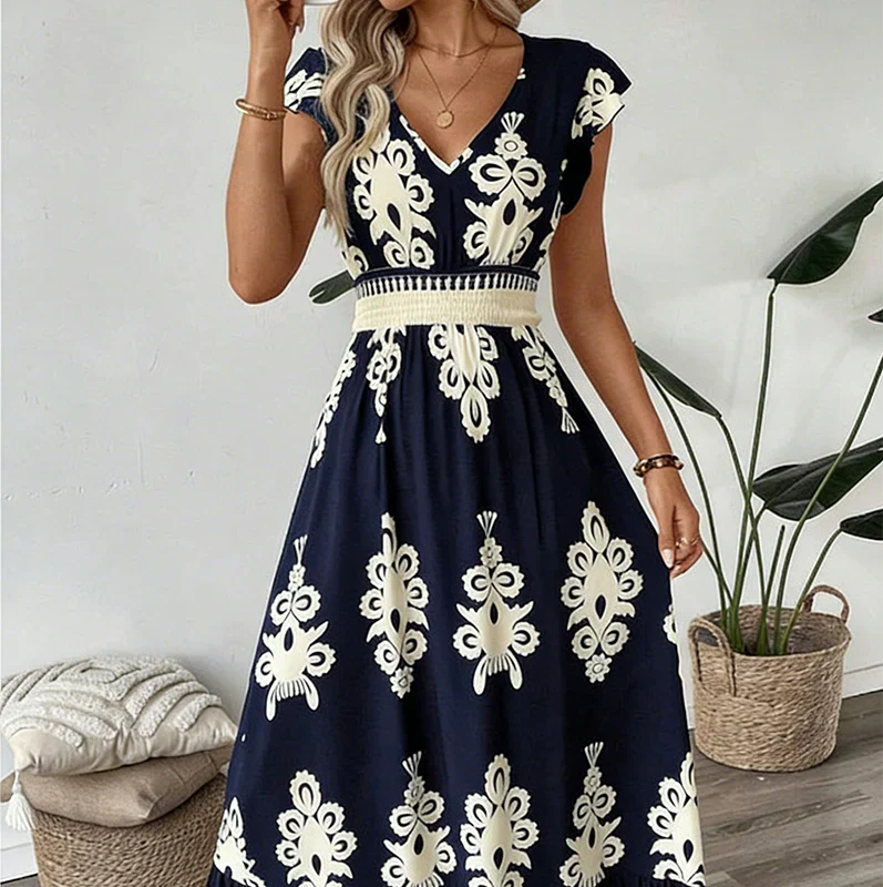 Vestido Maxi Étnico Mandala