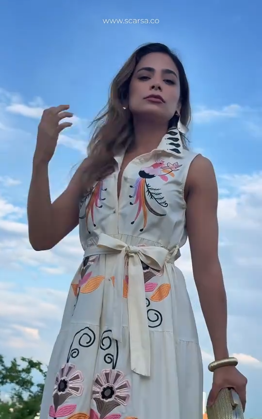 Vestido Bordado Tulum Chic