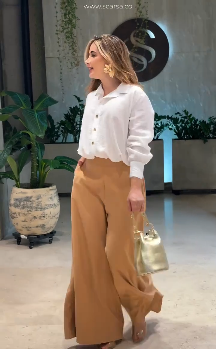 Pantalón Glan Palazzo Siena