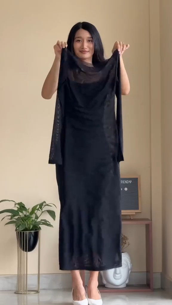 Vestido con Sobre Todo en Gasa Filippa
