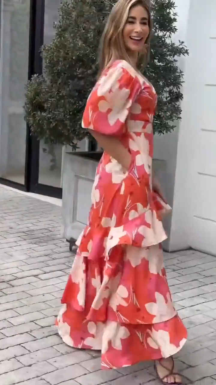 Vestido "Aurora de Coral"