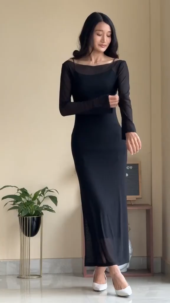 Vestido con Sobre Todo en Gasa Filippa