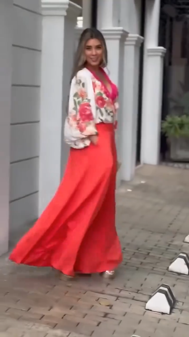 Conjunto Gala de Amapolas