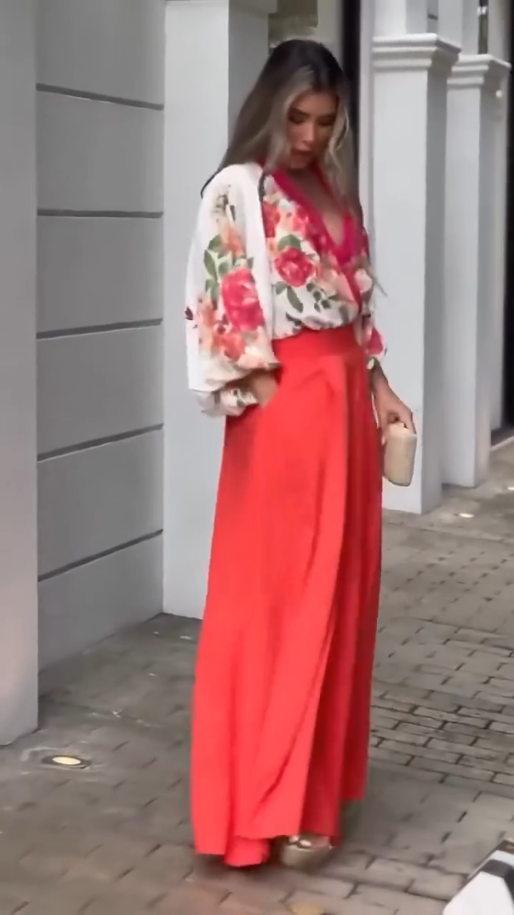 Conjunto Gala de Amapolas