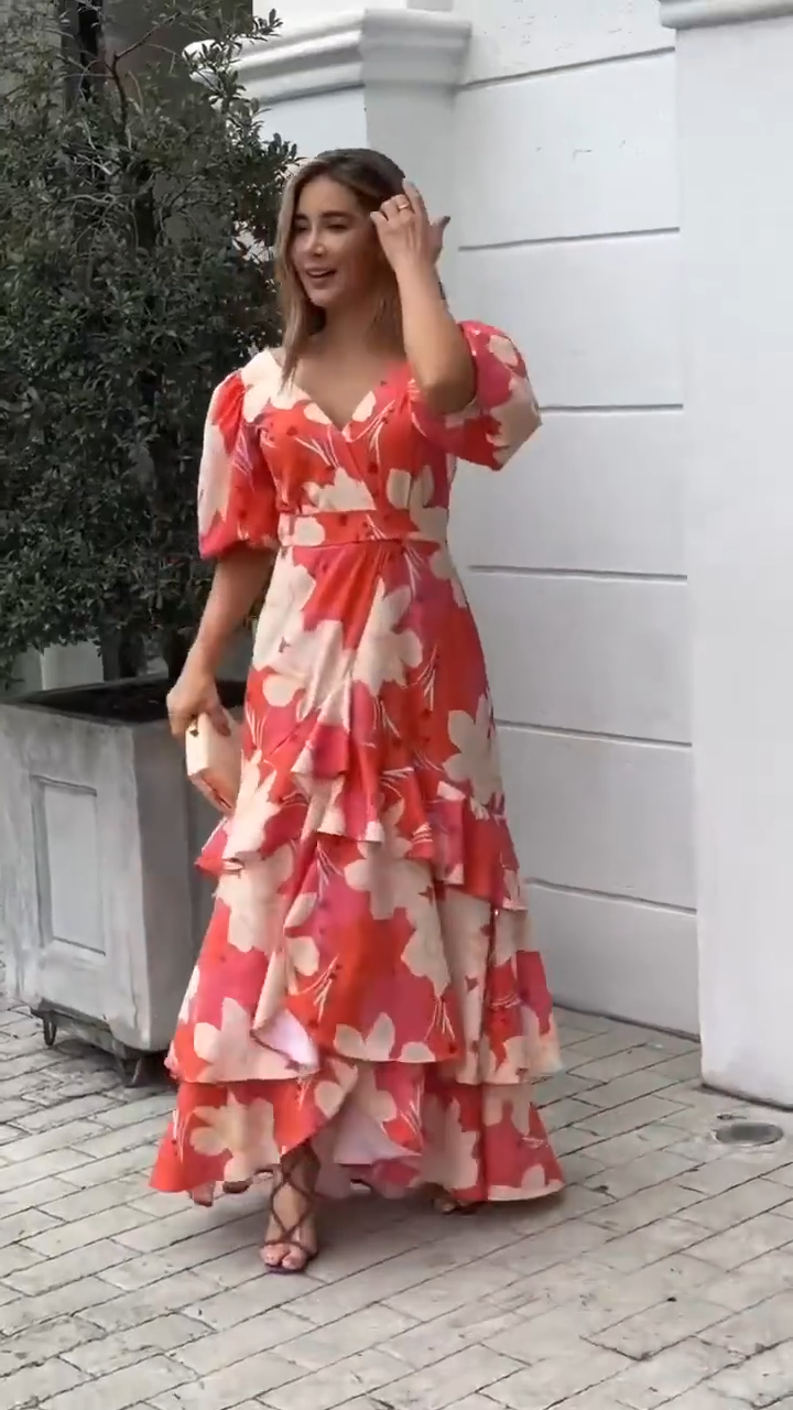 Vestido "Aurora de Coral"