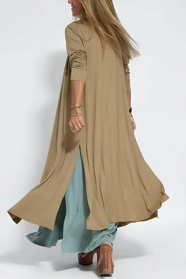 Vestido largo elegante + cárdigan a juego DE REGALO - TU ESENCIA
